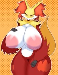 big_breasts delphox duskyer furry pokemon