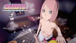 adult_and_teenager age_difference animated boruto:_naruto_next_generations censored censored_penis gif handjob naruto naruto_(series) no_sound sakura_haruno shounen_jump teenage_boy uzumaki_boruto weekly_shonen_jump