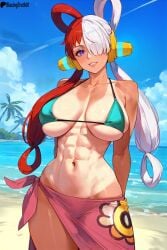 ai_generated bikini blazeren_ai/3d clothing female female_only one_piece uta_(one_piece)