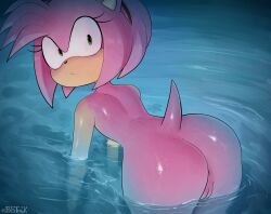 1girls amy_rose anus ass female nude p0stalk pussy sonic_(series) tagme