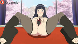 1girls anus ass blunt_bangs blush boots breasts detailed_background feet female female_only footwear hyuuga_hinata legwear long_boots long_hair looking_at_viewer lying lying_on_back masturbation nail_polish naked naruto naruto:_the_last naruto_(series) naruto_shippuden nipples on_back on_floor open_toe_shoes purple_hair pussy scroll scroll_in_pussy scroll_inside solo stockings toes vagina vaginal_insertion vaginal_object_insertion violet_eyes wavy_mouth xxpansion