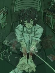dazai osamu from bungo stray dogs by sufei