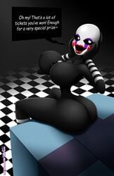 breasts classic_fnaf_2_marionette classic_fnaf_2_puppet dialogue female female_only five_nights_at_freddy's five_nights_at_freddy's_2 hyperflannel marionette_(fnaf) original_fnaf_2_marionette original_fnaf_2_puppet puppet_(fnaf) solo solo_female