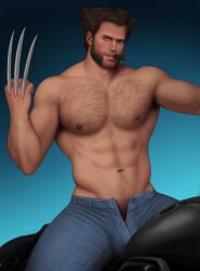henry cavill from deadpool & wolverine (2024) by drawnpr0n