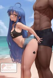 izumi konata from lucky star by sam the snowbunny