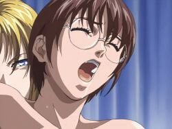 00s 1futa 1girls 2001 age_difference animated bible_black bible_black_night_of_the_walpulgiss blonde_hair blue_eyes brown_hair drooling female futa_sans_balls futa_with_female futanari glasses implied_futanari kitami_reika nipples nonogusa_miyuki older_male_and_younger_female open_mouth rape reverse_cowgirl_position school school_nurse school_nurse_and_student sex straddling sweat swimsuit tagme teacher_and_student