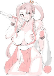 busty fatal_fury hourglass_figure king_of_fighters kunoichi mai_shiranui meisamu sketch snk tagme wide_hips