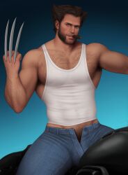 henry cavill from deadpool & wolverine (2024) by drawnpr0n