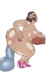 beard bottom_dad bottom_daddy bubble_ass bubble_butt busty_boy daddy david_harbour dildo_in_ass drag_queen fag_daddy faggot_daddy femdaddy feminine_dad gay heels high_heels huge_ass huge_breasts huge_butt huge_cock huge_nipples huge_thighs jim_hopper kittyx3meow male male_only male_with_breasts man_boobs pink_heels plump_ass