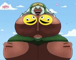 1girls 728kaya animated aqua_hair areola ass baseball_cap big_areola big_ass big_breasts big_nipples big_thighs black_eyes bouncing_breasts breasts brown_skin comky covered_nipples dark-skinned_female dark_skin dolly_dimpley exposed_breasts female gigantic_ass gigantic_breasts gigantic_thighs headphones huge_areola huge_ass huge_breasts huge_nipples huge_thighs hyper hyper_ass hyper_breasts hyper_thighs long_hair loop looping_animation mcdraws nipples open_mouth perfect_loop pubic_hair smiling_friends solo sound sticker tagme thick_thighs thighs video voice_acted