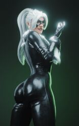 black cat (insomniac) from marvel by hell4ide
