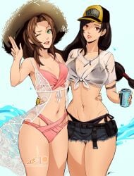 aerith gainsborough from final fantasy by eightyfourart