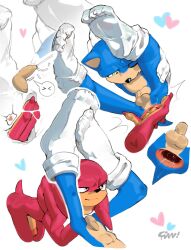 knuckles the echidna from sega by fizzthetiger