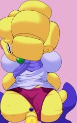 2025 all_fours anal anal_sex ass back_boob big_breasts big_butt bodily_fluids breasts buttplug cellulite clothing digital_media_(artwork) ear_piercing ear_ring english_text erection evasidelights female female_penetrated from_behind_position genital_fluids hair hi_res huge_butt kirby:_right_back_at_ya! kirby_(series) lady_like lipstick looking_at_viewer makeup male_penetrating mature_female mature_humanoid mature_male mother_(lore) nintendo not_furry object_in_ass parent_(lore) penetration penis piercing plug_(sex_toy) ring_piercing saliva scarf sex sex_toy sex_toy_in_ass sex_toy_insertion simple_background solo vaginal vaginal_insertion vaginal_penetration vaginal_sex yellow_body yellow_skin