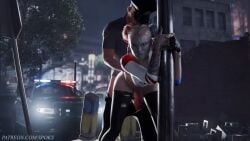 1boy 1girls 3d against_pole animated athletic_female batman_(series) dc dc_comics delalicious3 female female_penetrated from_behind from_behind_position handcuffed handcuffs harley_quinn harley_quinn_(arkham) harley_quinn_(suicide_squad_game) human light-skinned_female light-skinned_male male penetration police police_officer police_uniform rape sex short_video shorter_than_30_seconds sound spoks standing_sex suicide_squad suicide_squad:_kill_the_justice_league suicide_squad_(2016) tagme video