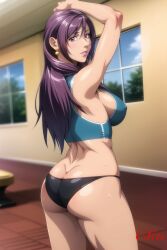 ichikawa aki from bible black by cjin