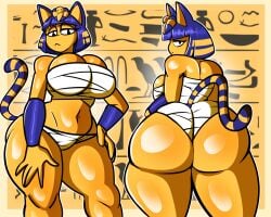 ankha from animal crossing by dagon789