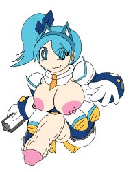 big_balls big_breasts big_butt big_penis futa_only futanari mega_man mega_man_x_dive metateen rico_(mega_man)