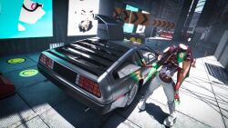 3d 3d_(artwork) 3d_model 3d_render absurd_res alternate_costume anniversary apartment background bent_over big_ass big_booty big_breasts big_butt big_thighs black_hair boots building car chain_necklace chains city city_background clothing dark-skinned_female dark_hair dark_skin delorean female female_focus female_only green_eyes green_hair hand_behind_back hand_on_ass laced_pants leather leather_boots leather_clothing leather_pants legs legs_apart marina_(splatoon) marina_(wo262) marina_ida multiple_necklaces necklace nexusmind nintendo octoling outdoors outside plated_scales pose posing scales sexy sexy_pose silver_clothing silver_scales slim_waist splatoon splatoon_(series) splatoon_2 splatoon_3 stiches stitched tentacle tentacle_hair text thick_ass thick_hips thick_legs thick_thighs thighhighs thighs two-tone_hair vehicle very_high_resolution voluptuous voluptuous_female white_boots white_legwear white_outfit white_panties wide_hips widescreen wo262_(3d_model_style)