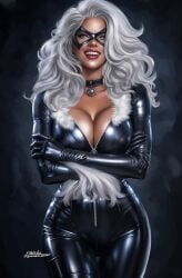 1girls 2026 alluring big_breasts black_background black_cat_(marvel) blue_eyes bodysuit breasts bursting_breasts choker cleavage collar curvaceous curvaceous_body curvaceous_female curvaceous_figure curvaceous_hips curvy curvy_body curvy_female curvy_figure curvy_hips domino_mask enticing eyemask felicia_hardy female hips huge_breasts killbiro large_breasts light-skinned_female light_skin marvel marvel_comics mask masked masked_female massive_breasts red_lipstick redraw seducing seductive seductive_look shiny shiny_clothes shiny_skin skinny spider-man_(series) superheroine teasing temptation tempting thick thick_breasts thick_hips thick_thighs tight_clothes tight_clothing voluptuous voluptuous_female white_fur wide_hips zipper