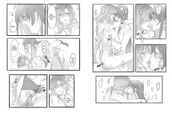 bed bedroom bedroom_sex bodyguard clothed clothed_sex clothes clothing comic dickgirl dominant_female drunk drunk_female drunk_sex female fucked fucked_from_behind fucked_into_submission fucked_senseless fucked_silly futanari kiss kissing kissing_while_penetrated larger_female lezissmit lezissmitozer long_hair older_female path_to_nowhere penis penis_in_pussy rahu_(path_to_nowhere) shalom_(path_to_nowhere) smaller_female submissive_female taller_female vaginal vaginal_penetration vaginal_sex younger_female