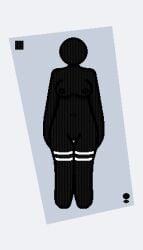 1female 1girls animate_inanimate black_legwear boobs_out breasts button button_nipples buttons female inanimate_object legs legs_together legwear looking_at_viewer naked naked_female naked_thighhighs oc pixel_art plush plush_doll plushie plushification plushophilia pussy sock sock_puppet socks socks_only solo solo_female solo_focus standing tagme thigh_high_socks thigh_highs thigh_socks thighhighs thighs tits_out vagina