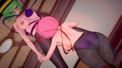 3d futa_on_female futanari incest koishi_komeiji reasship satori_komeiji sisters touhou