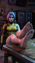 3d ai_generated borderlands feet foot_fetish potatonoob24 soles_fetish tagme