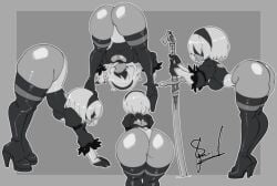 yorha 2b from nier by gt animates