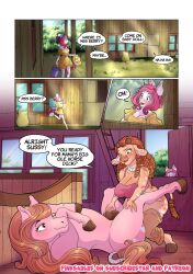 anthro ass big_breasts bovine breasts comic comics date feral furry futanari herm horse horse_ears horse_girl horse_penis horse_tail horsecock horsecock_futa horsecock_futanari intersex love mare penis pinkstables rough_sex self_upload sex story yiff