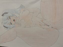 1girls alone anus areola areolae ass bald_pussy bare_ass bare_breasts bare_chest bare_legs bare_shoulders blue_eyes blue_hair body breasts breasts_apart chest collarbone coloured completely_naked completely_nude completely_nude_female drawing eyebrows eyes eyes_open female female_focus female_masturbation female_only fingering fingering_self fingernails fingers hair hand_drawn hands hatsune_miku laying_back laying_down legs legs_apart legs_up light-skinned_female light_body light_skin lips lying masturbation medium_boobs medium_breasts mouth naked naked_female nipples no_bra no_clothes no_clothing no_panties no_pubic_hair no_underwear nude nude_female open_eyes open_mouth paper_background pink_areola pink_nipples pleasure_face pleasured_face pleasured_female pussy pussy_lips robin34art round_ass round_butt self_upload shaved_crotch shaved_pussy shoulders simple_background simple_shading slim_waist solo spread_legs stomach thick_thighs thighs tongue tongue_out vagina vaginal_masturbation vocaloid vulva waist white_background