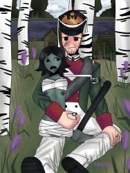 19th_century 1boy 1female 1girls 1human 1male 2d 2d_(artwork) 2d_artwork aggressive aggressive_female amputated amputated_arm amputated_arms amputated_leg amputated_legs amputated_limb amputation amputee angry angry_expression angry_eyes angry_face angry_female angry_sub art artist_name artwork artwork_(digital) axe bandage bandages belly belly_button black_eyes black_hair black_hat black_shoes blue_sky boy boys bush bushes clothed clothed_male clothed_male_nude_female clothing cloud clouds cloudy_sky dominant dominant_human dominant_male domination english_text eyes eyes_open female femsub flat flat_chest flat_chested flower flowers forest forest_background game girl girls gnb gold_ring gold_rings grass green_body green_clothing green_nipples green_skin green_uniform guts_&_blackpowder guts_and_blackpowder hat heterosexual heterosexual_female house houses human human_male humandom husband husband_and_wife husbands_and_wife lake light-skinned_male light_skin looking_at_partner looking_at_viewer male male_human/female_undead maledom maledom/femsub married married_couple married_female married_male married_man married_woman monster monster_girl monstersub mouth mouth_closed naked naked_female naked_female_clothed_ naked_female_clothed_male nipples no_limbs no_penetration no_sex non-human nude nude_female nude_female_clothed_male old older older_dom_younger_sub older_male older_male_and_younger_female open open_eyes open_mouth pants purple_flower purple_flowers pussy pussy_peek questionable rapetard red_clothing ring rings roblox roblox_game russian russian_girl russian_male russian_man s0d0my_s1n sad saliva saliva_drip saliva_on_face saliva_string saliva_trail sapper scar scar_on_cheek scar_on_face shoes short_hair sit sitting sitting_on_grass sitting_on_lap sitting_on_person sky slavic slavic_girl slavic_guy soldier soldier_uniform stomach straight straight_hair submissive submissive_female submissive_monster text thin thin_female thin_waist tired tired_expression tired_eyes tired_look tired_male tree trees uniform uniformed_male vagina waist wavy_hair white_pants wife wife_and_husband young young_female younger_female younger_sub zombie zombie_girl