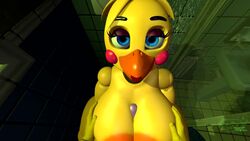 1boy 1boy1girl 1girls 3d animated animatronic anthro avian bathroom big_breasts bouncing_breasts chicken female_focus five_nights_at_freddy's five_nights_at_freddy's_2 happy_sex holding_breast huge_toy_chica kiss_pov kissing loop male_pov moan moaning outercourse paizuri pov pov_kiss robot robot_girl sexbot shower sound source_filmmaker tezcatl tezcatl-ayauhtli toy_chica_(fnaf) video webm