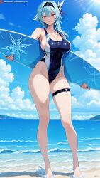 eula (genshin impact) from genshin impact by squeeshyai