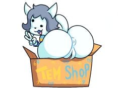 temmie from undertale by joelbrunox5