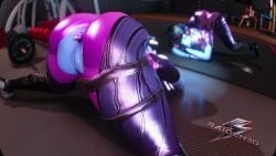 1futa1girl big_ass gym partially_clothed pharah ripped_clothing tagme twerking video widowmaker