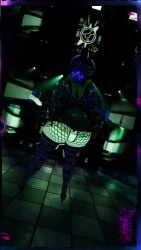 ass ass_bigger_than_head ass_crack ass_focus ass_visible_through_thighs bat club dancing goth goth_girl goth_makeup hips horns music music_video nefarious_nao purple_hair shaking_ass shaking_hips tagme tiktok video vrchat wings