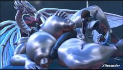 1boy1futa anal_sex big_breasts big_penis blue-eyes_white_dragon blue_eyes_white_dragon futasub human_on_monster kaiba_seto male_penetrating_futa rayhuma seto_kaiba tagme throbbing_penis video yu-gi-oh!