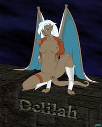 breasts delilah_(gargoyles) disney fab3716 female gargoyles nipples nude pussy solo uncensored