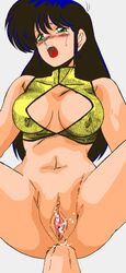 1girls anal artist_request blue_hair breasts curvaceous dirty_pair female human large_breasts light-skinned_female light_skin long_hair pussy sex solo_focus tagme yuri_(dirty_pair)