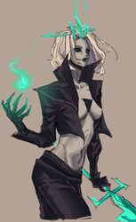 breasts genderswap ghost league_of_legends nipple_slip ruined_king_symbol rule_63 sword viego_(league_of_legends) vikan-pykan