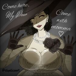 alcina dimitrescu from capcom by slyaliceart