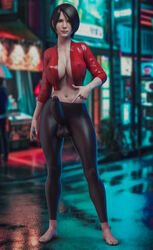 1futa 3d ada_wong ball_bulge balls balls_under_clothes black_latex black_latex_futa black_latex_meatus breasts cameltail cleavage clothed clothing clothing_skin curvy erect_nipples erection erection_under_clothes futa_only futa_sans_pussy futanari huge_penis human impossible_clothes large_balls large_breasts latex latex_futa latex_meatus mostly_clothed nipple_bulge nipples penis penis_bulge penis_under_clothes resident_evil solo solo_futa spread_legs standing stevencarson tenting urethra urethral