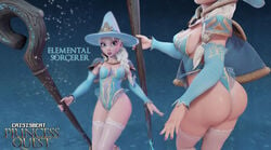 1girls 3d ass big_ass big_breasts blue_eyes breasts busty cleavage crisisbeat disney disney_princess elsa_(frozen) female frozen_(film) hat hips hourglass_figure large_ass large_breasts legs light-skinned_female light_skin lingerie lips lipstick mage mature mature_female medium_breasts partially_clothed platinum_blonde_hair princess_quest queen red_lips red_lipstick royalty source_filmmaker thick_legs thick_thighs thighs voluptuous white_hair wide_hips winter_(princess_quest) wizard_hat