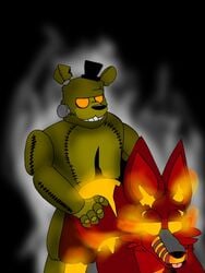 3:4 anthro dreadbear five_nights_at_freddy's five_nights_at_freddy's:_help_wanted grim_foxy male male/male sex unknown_artist video_games