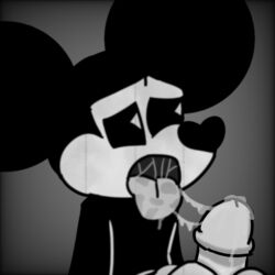 1boy 2boys anthro bodily_fluids cum cum_in_mouth cute disney fellatio gay male male_focus male_only mickey_mouse mouse oral public_domain suicidemouse.avi