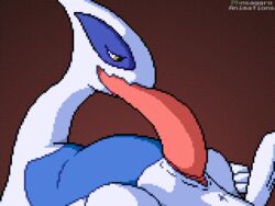 4:3 animated autofellatio furry genitals legendary_pokémon low_res lugia masturbation nintendo nude oral oral_masturbation penile penile_masturbation penis phosaggro pokemon pokemon_(species) short_playtime tapering_penis video_games