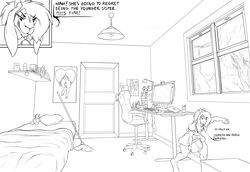 absurd_res anal_beads anthro bed big_penis book bottomwear bovid canid canine canis caprine cervid cleaning_tool clothing comic computer computer_mouse controller desk desk_lamp dildo door english_text figurine foreskin furniture game_controller gaming_chair genitals girly goat growth handcuffs headphones hi_res huge_cock humanoid_genitalia hyper hyper_genitalia hyper_penis incest jakethegoat jakethegoat_(character) keyboard lamp laptop maid_uniform male mammal micro monitor monochrome mop muscular muscular_anthro muscular_male penis pillow plushie poster sex_toy shackles shrinking size_transformation skirt solo text toy transformation uncut uniform window wolf