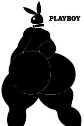 ass big_ass big_butt bubble_ass bubble_butt looking_at_viewer looking_back non-human playboy playboy_logo toony videogamedunky