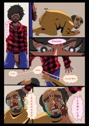 comic comic_page crying crying_with_eyes_open doomverse forced imminent_fellatio lolcow male male_only nosebleed ocio_(doomverse) oveja_(doomverse) rape real_person shit_on_face shit_on_penis spanish spanish_dialogue spanish_text youtube_hispanic youtubers yuushima06